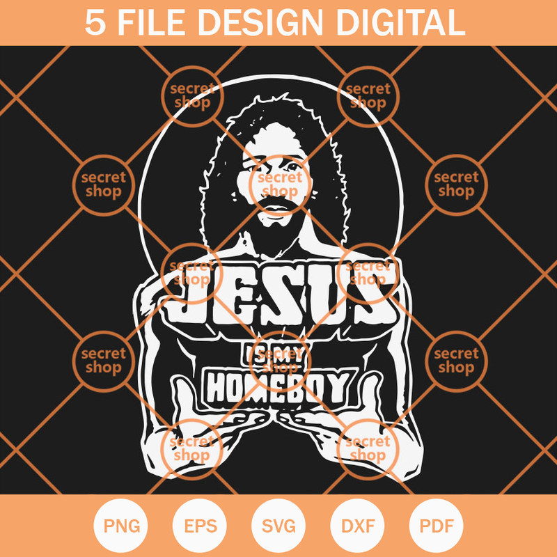 Jesus Is My Homeboy SVG, Jesus SVG, Merry Christmas SVG, Jesus Christ SVG - SVG Secret Shop.jpg