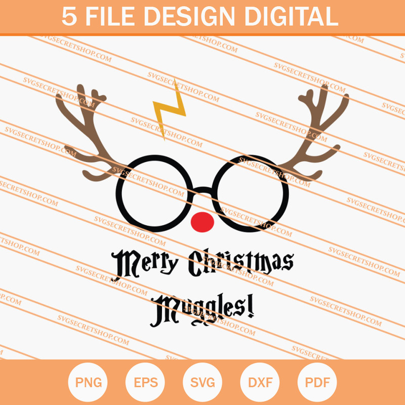 Merry Christmas Muggles SVG, Christmas Muggles SVG - SVG Secret Shop.jpg
