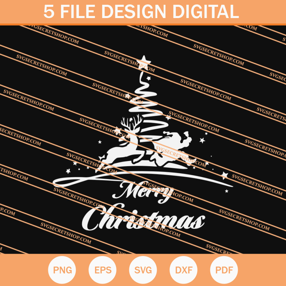 Merry Christmas Running SVG, Merry Christmas SVG, Christmas SVG - SVG Secret Shop.jpg