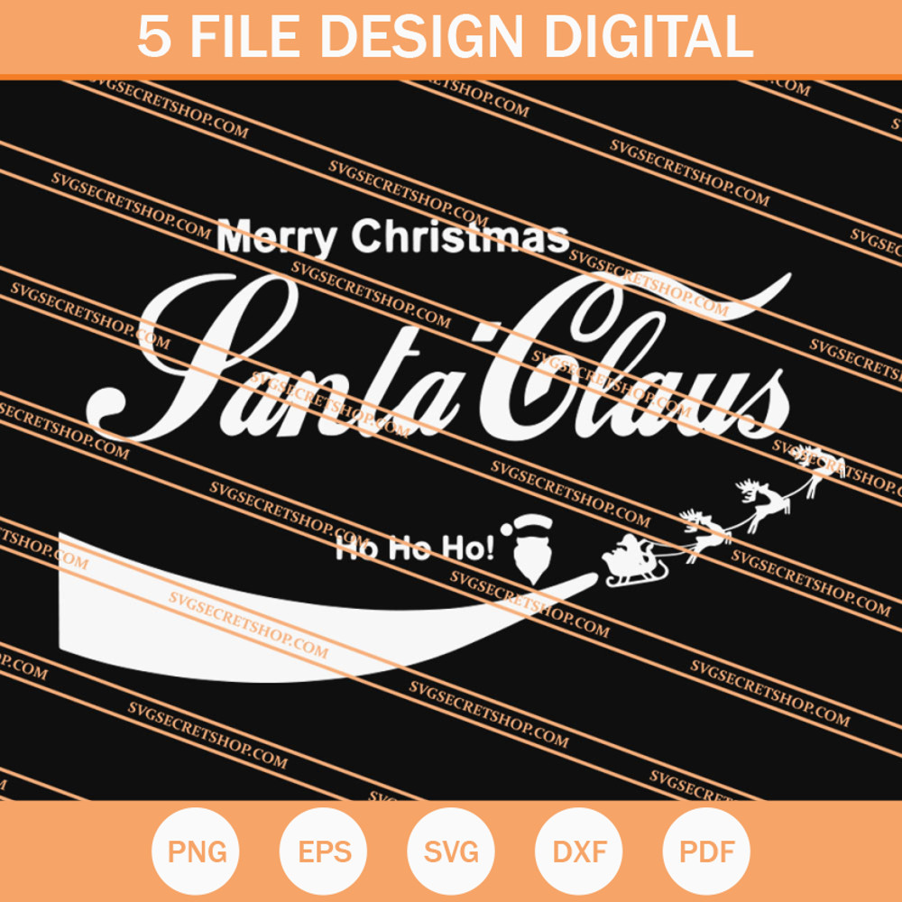 Merry Christmas Santa Claus Coca Cola SVG, Christmas SVG - SVG Secret Shop.jpg