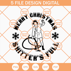 merry christmas shitters full svg, cousin eddie svg, christmas svg