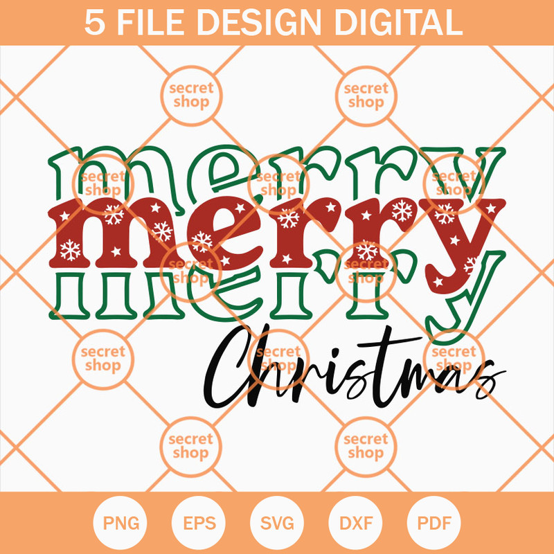 Merry Christmas SVG, Santa SVG, Wish SVG, Tree SVG - SVG Secret Shop.jpg