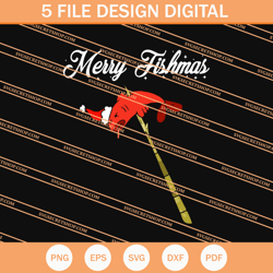 merry fishmas svg, fishing svg, fish svg, christmas svg
