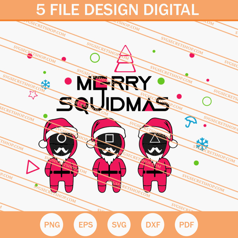 Merry Squidmas SVG, Squid Game SVG, Christmas SVG - SVG Secret Shop.jpg
