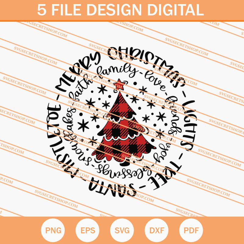 Mery Christmas Light Tree SVG, Mery Christmas SVG, Christmas SVG - SVG Secret Shop.jpg