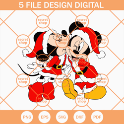 mickey and minnie christmas svg, minnie kisses mickey svg, mickey minnie santa claus svg
