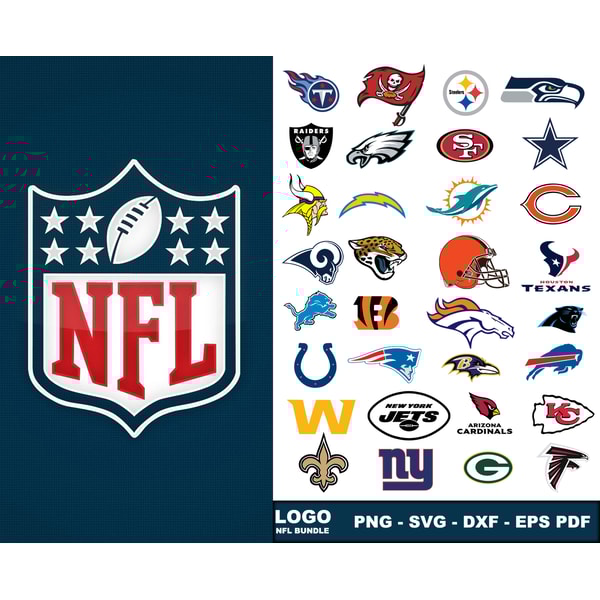 NFL Logo Svg , Football Team Svg,Team Nfl Svg,Nfl Logo,Nfl S - Inspire ...