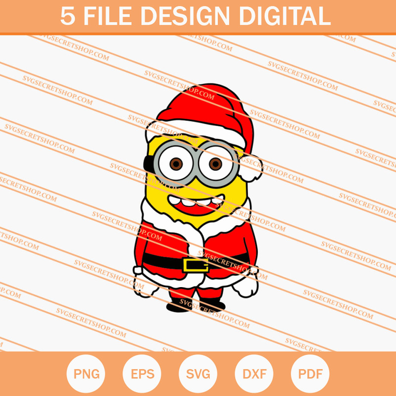 Minion Christmas SVG, Minion SVG, Christmas SVG, Funny SVG - SVG Secret Shop.jpg