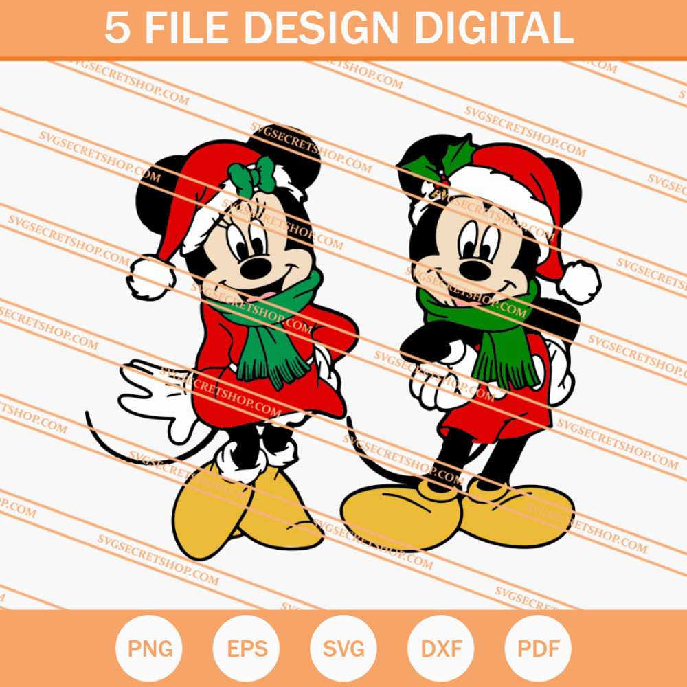 Minnie And Mickey Christmas SVG, Minnie And Mickey SVG - SVG Secret Shop.jpg