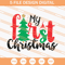 My First Christmas SVG, Christmas SVG, First Christmas SVG - SVG Secret Shop.jpg