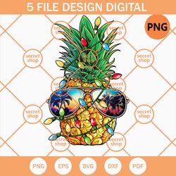 pineapple christmas tree lights , fruit sunglass , christmas lighting