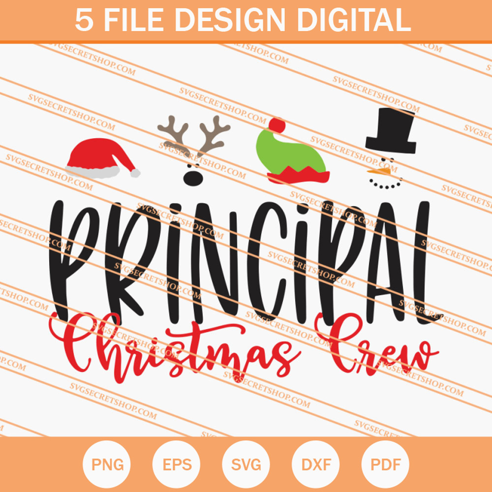 Principal Christmas Crew SVG, Christmas Crew SVG, Principal SVG - SVG Secret Shop.jpg