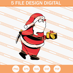 psycho santa claus svg, santa claus svg, christmas svg