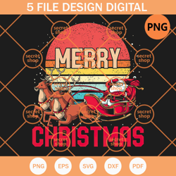 reindeer santa claus merry christmas , santa riding reindeer , night christmas holiday