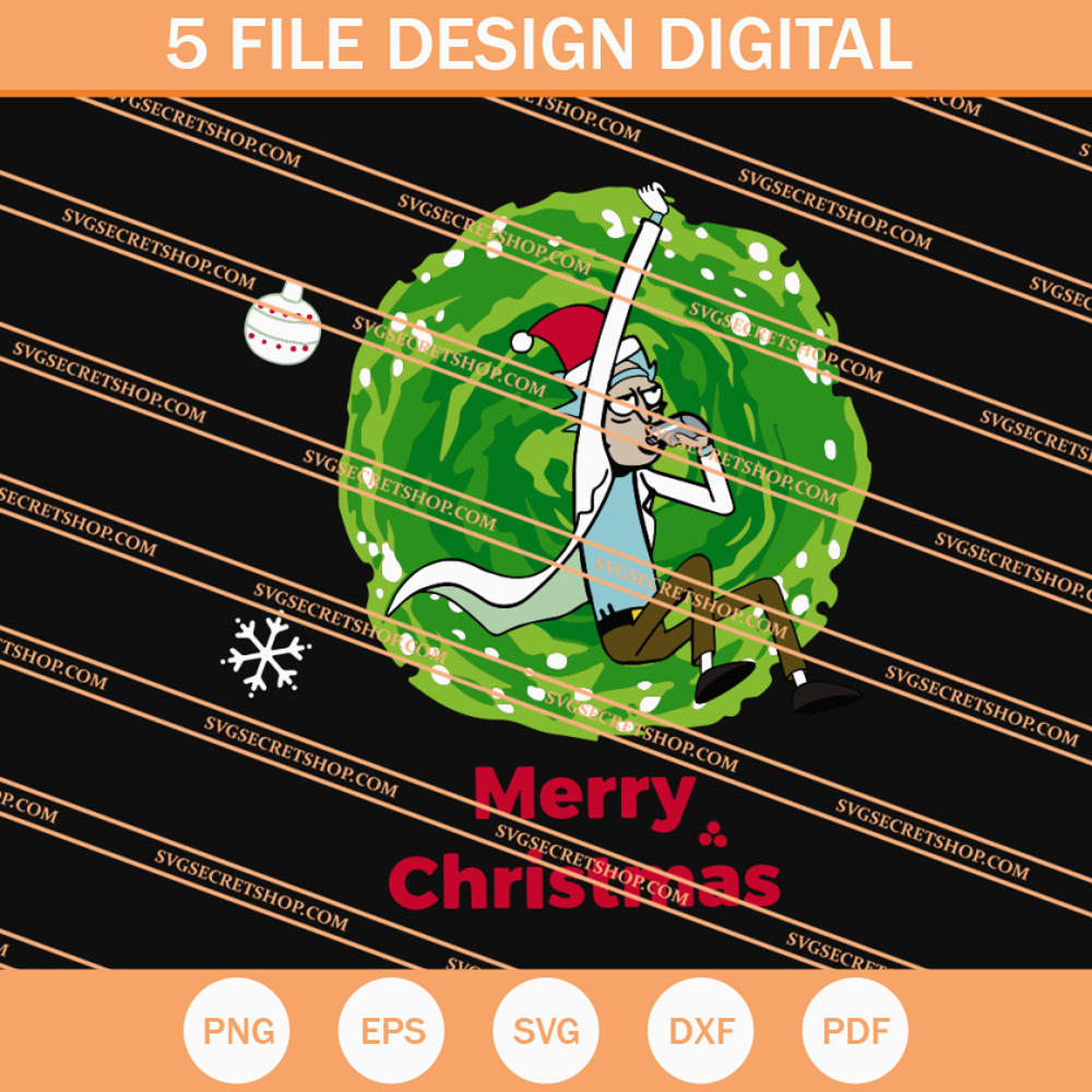Rick Sanchez Wishes You Merry Christmas SVG, Christmas SVG - SVG Secret Shop.jpg
