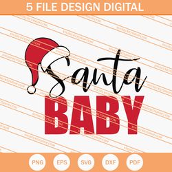 santa baby svg, santa christmas svg, christmas day svg