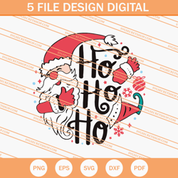 santa claus ho ho ho svg, santa claus svg, christmas svg