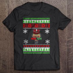 deez nuts nutcracker christmas sweater2 tee t-shirt