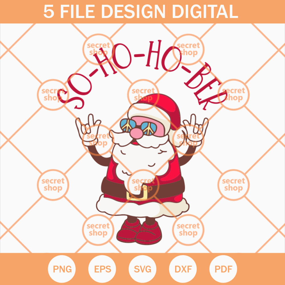 Santa Sober Christmas SVG, Cool Santa Claus SVG, Funny Santa SVG - SVG Secret Shop.jpg