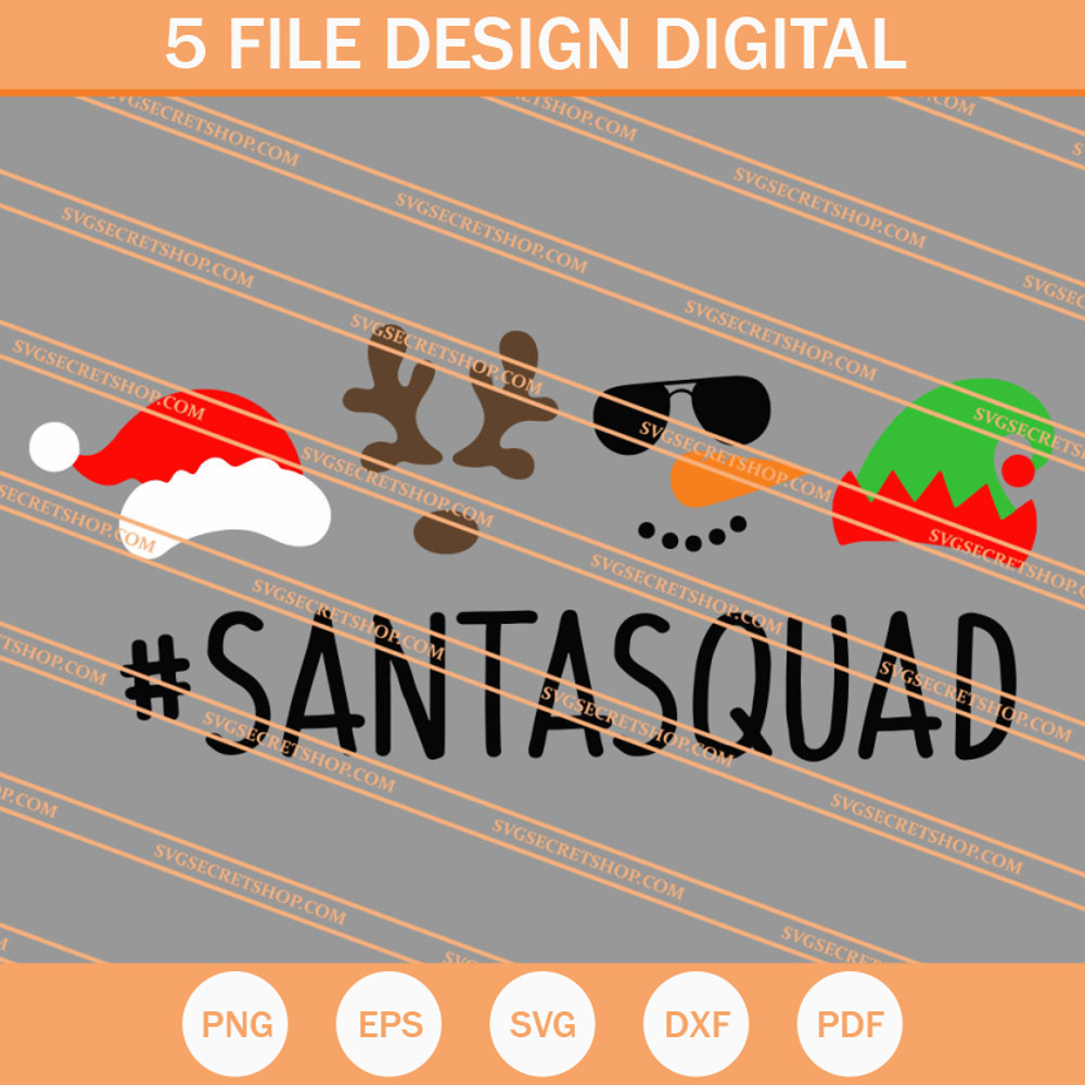 Santa Squad SVG, Santa Claus SVG, Christmas SVG - SVG Secret Shop.jpg