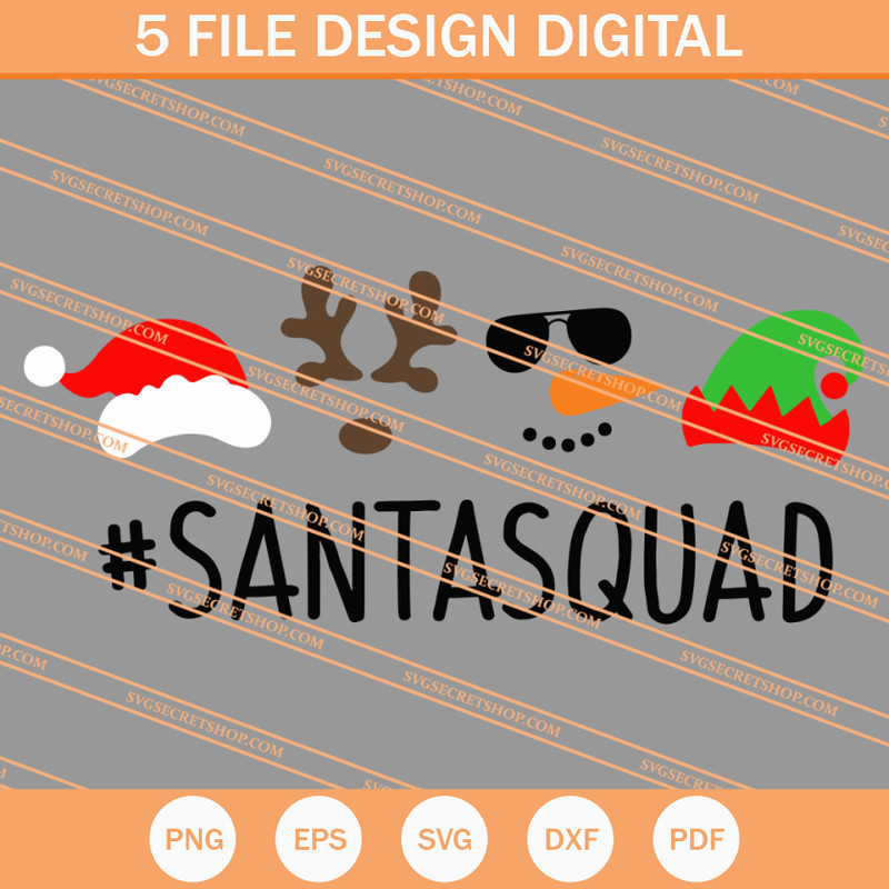 Santa Squad SVG, Santa Claus SVG, Christmas SVG - SVG Secret Shop.jpg