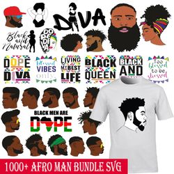 1000 black man svg bundle, black man svg, afro man svg cut files, afro bundle svg, black man bundles, instant download