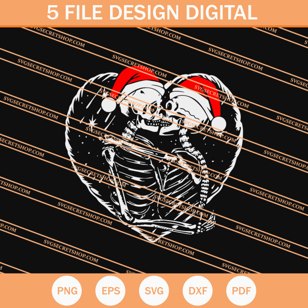 Skeleton Love Christmas SVG, Christmas SVG, Skeleton SVG - SVG Secret Shop.jpg