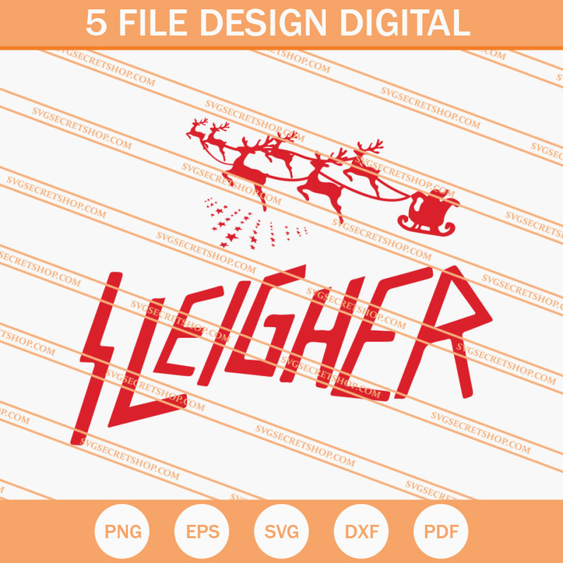 Sleigher Santa SVG, Christmas SVG, Santa Christmas SVG - SVG Secret Shop.jpg
