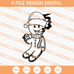 smoking weed gingerbread man svg, smoking weed svg