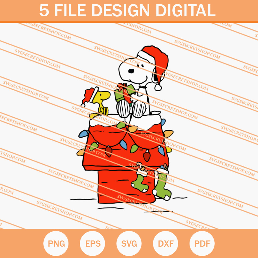 Snoopy Christmas SVG, Christmas SVG, Snoopy SVG - SVG Secret Shop.jpg