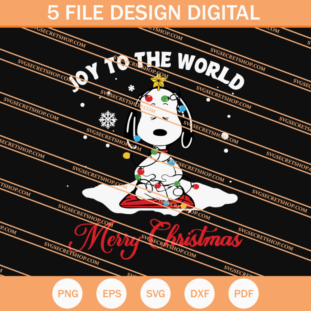Snoopy Joy To The World Merry Christmas SVG, Snoopy SVG - SVG Secret Shop.jpg