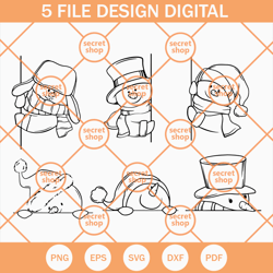 snowman christmas bundle svg, snowman bundle svg, clipart bundle svg
