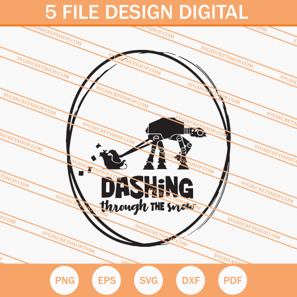 Star Wars Dashing Through the Snow SVG, Star Wars SVG - SVG Secret Shop.jpg