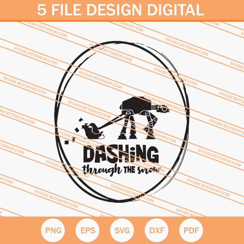 Star Wars Dashing Through the Snow SVG, Star Wars SVG - SVG Secret Shop.jpg