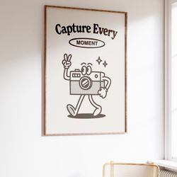 Photographer Poster, Printable Poster, Photographer Gift, Retro Camera Print, Retro Photographer, Photographer Quotes, R