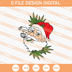stoner santa claus svg, santa claus svg, christmas svg
