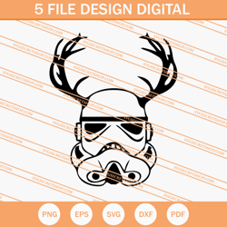 stormtrooper reindeer svg, reindeer svg, christmas svg