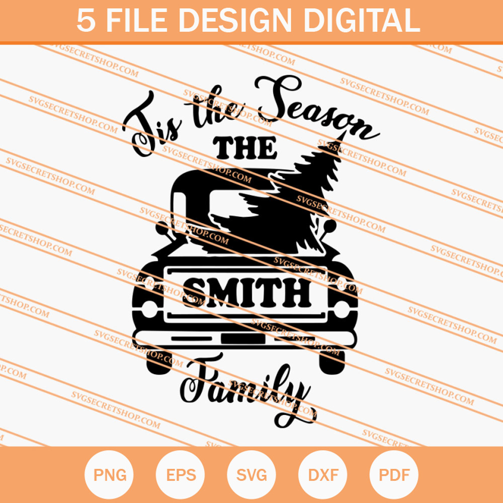 Tis The Season The Family Christmas SVG, Christmas SVG - SVG Secret Shop.jpg