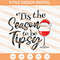 Tis The Season To Be Tipsy SVG, Christmas SVG, Drink SVG, Wine SVG - SVG Secret Shop.jpg
