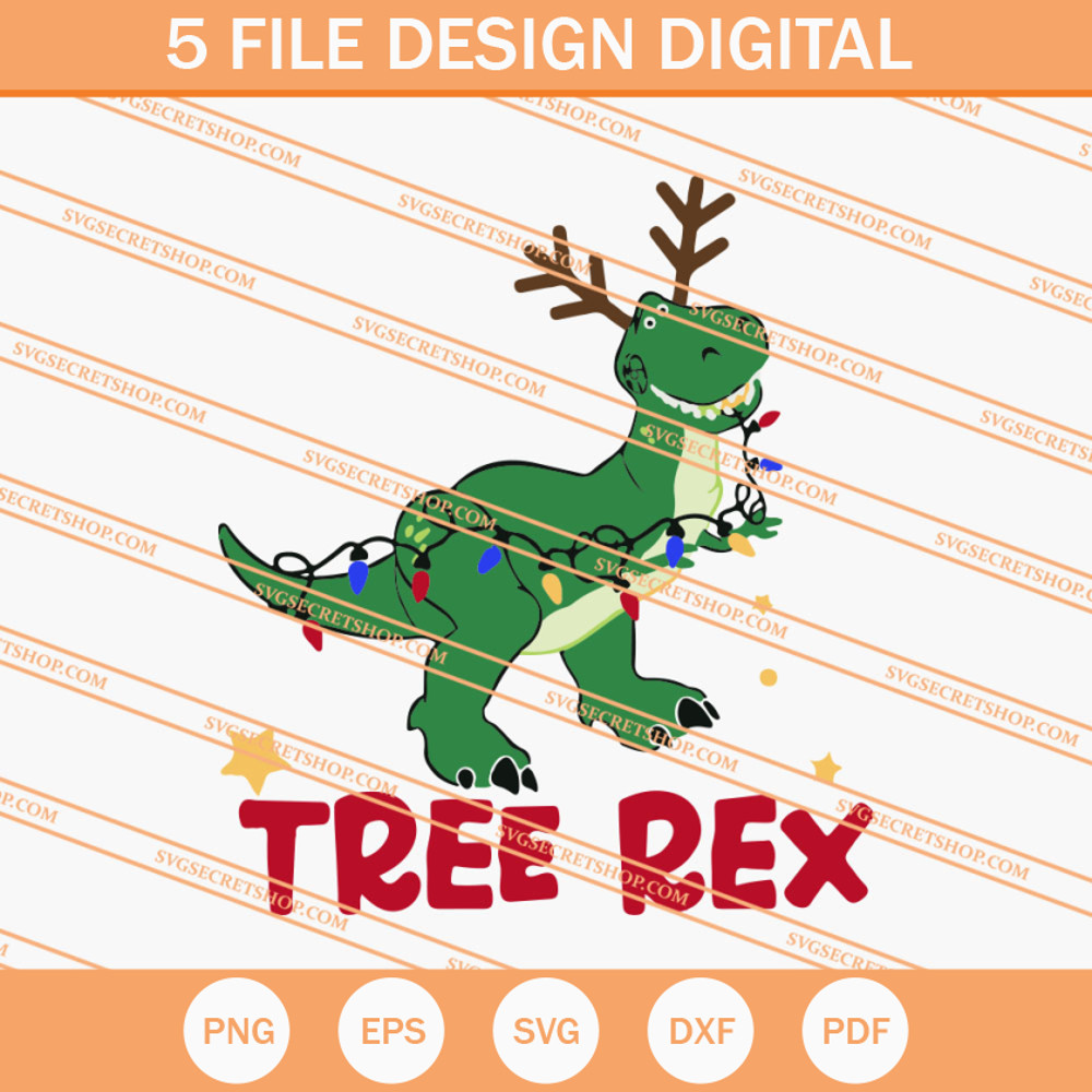 Toy Story Tree Rex SVG, Christmas SVG, Toy Story SVG - SVG Secret Shop.jpg