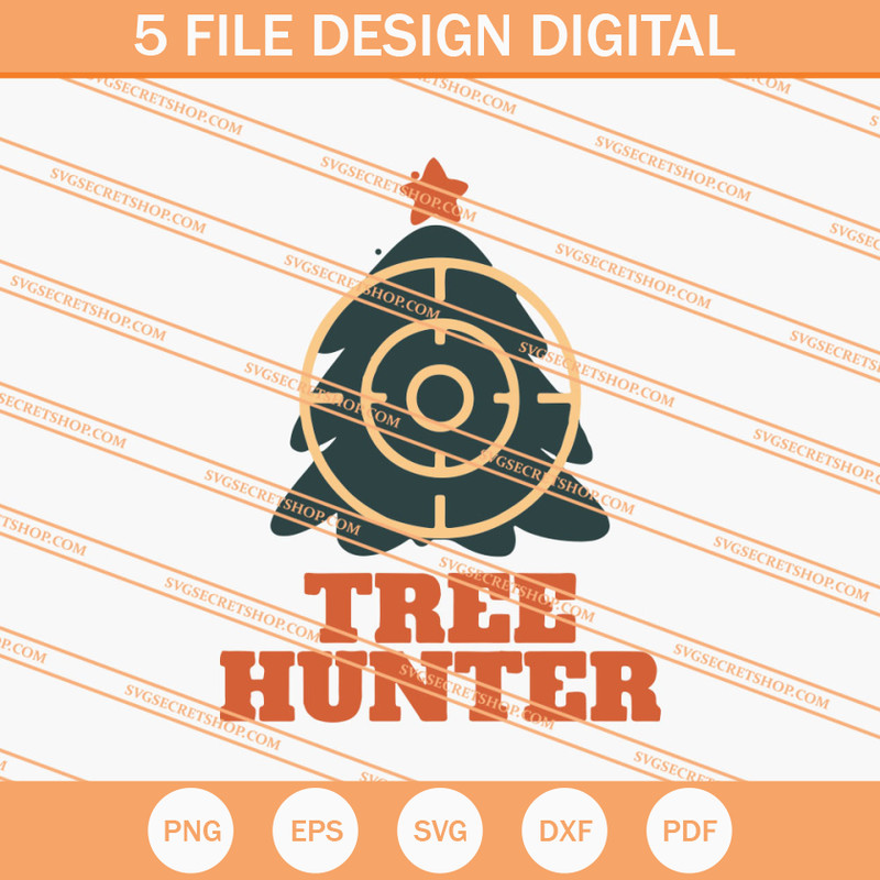 Tree Hunter SVG, Christmas SVG, Christmas Tree SVG - SVG Secret Shop.jpg