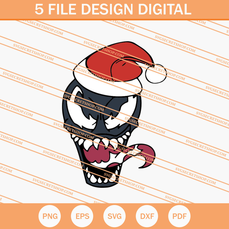Venom Christmas SVG, Christmas SVG, Venom SVG, Funny SVG - SVG Secret Shop.jpg