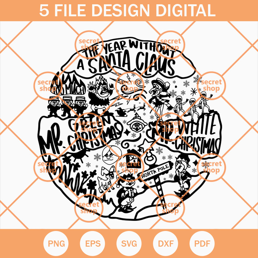 Year Without A Santa Claus SVG, Green Christmas SVG, White Christmas SVG, Christmas Eve SVG, Santa Claus SVG - SVG Secret Shop.jpg