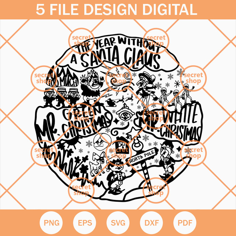 Year Without A Santa Claus SVG, Green Christmas SVG, White Christmas SVG, Christmas Eve SVG, Santa Claus SVG - SVG Secret Shop.jpg