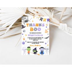 editable halloween thank you card purple halloween costume party thank you card spooktacular halloween thank you card 01