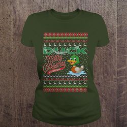 duck merry christmas shirt
