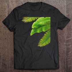 fruit flower green leaves banana and coconut tree shirt