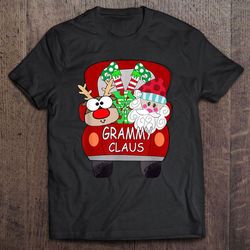 grammy claus santa reindeer christmas shirt