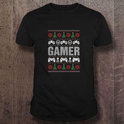 Gamer ugly christmas T-shirt