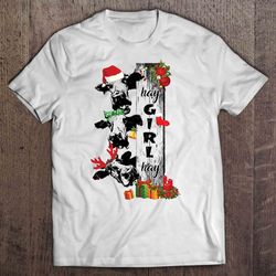 hay girl hay christmas sweater tee shirt